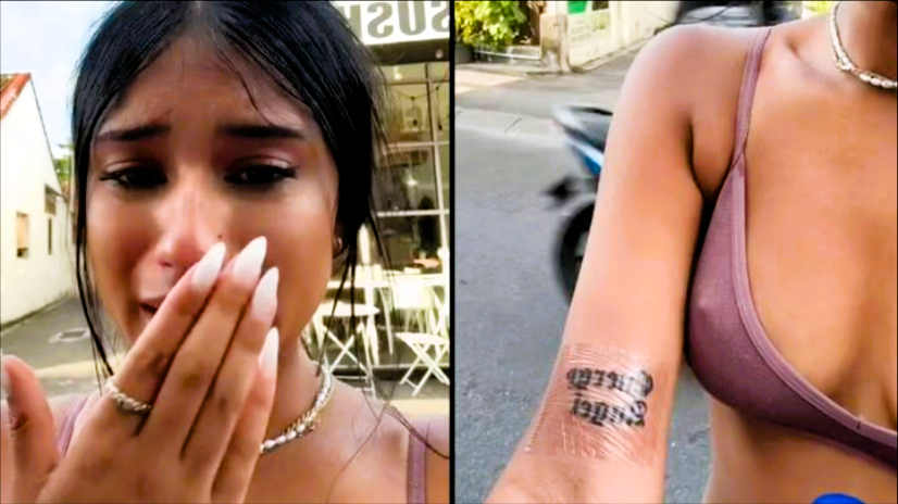 Schreckliche Tattoo-Panne! Hübsche Influencerin bricht in Tränen aus!